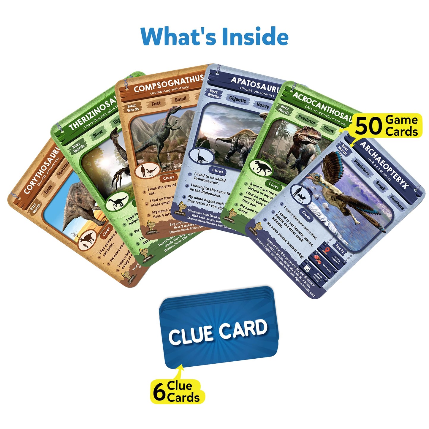 Skillmatics Card Game - Guess in 10 Dinosaurs, Perfect for Boys, Girls, Kids, and Families Who Love Board Games and Educational Toys, Travel Friendly, Stocking Stuffer, Gifts for Ages 6, 7, 8, 9