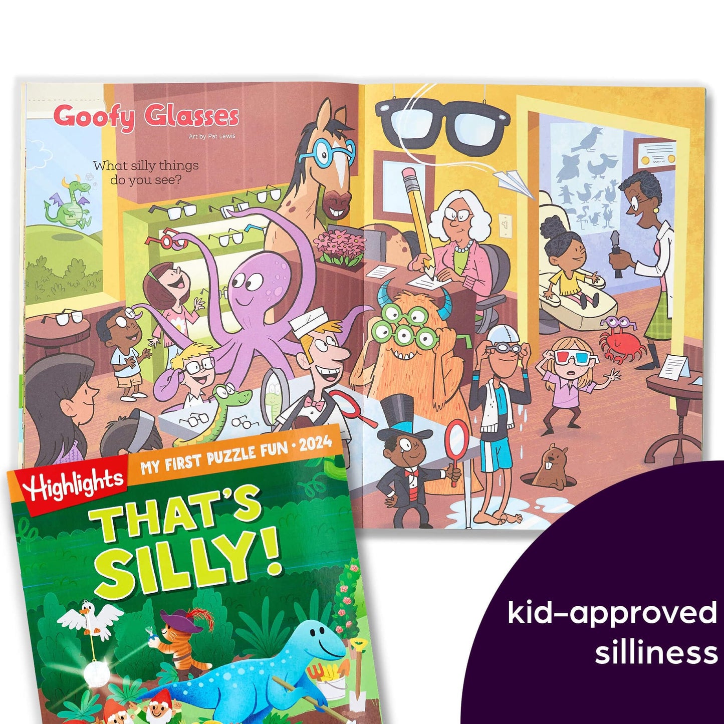 Highlights My First Puzzle Fun 2024 Puzzle Books for Kids Ages 3-6, 4-Book Set of Matching, Mazes, Spot-The-Differences, and More Travel-Friendly Screen Free Brain-Boosting Activities