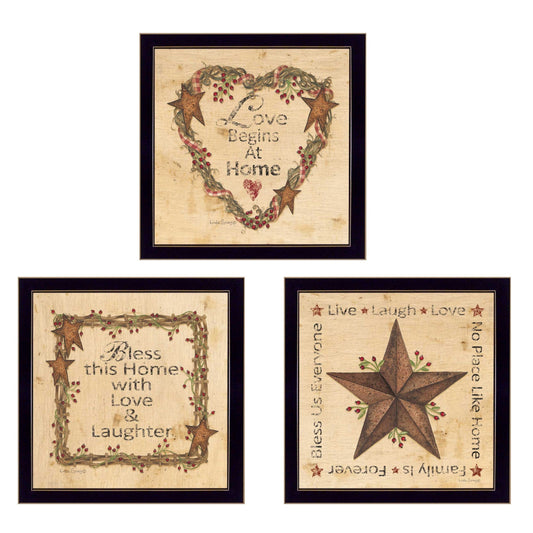 Love Begins at Home Collection Ready to Hang Framed Poster
